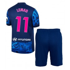 Atletico Madrid Thomas Lemar #11 Tredjeställ Barn 2024-25 Korta ärmar (+ Korta byxor)